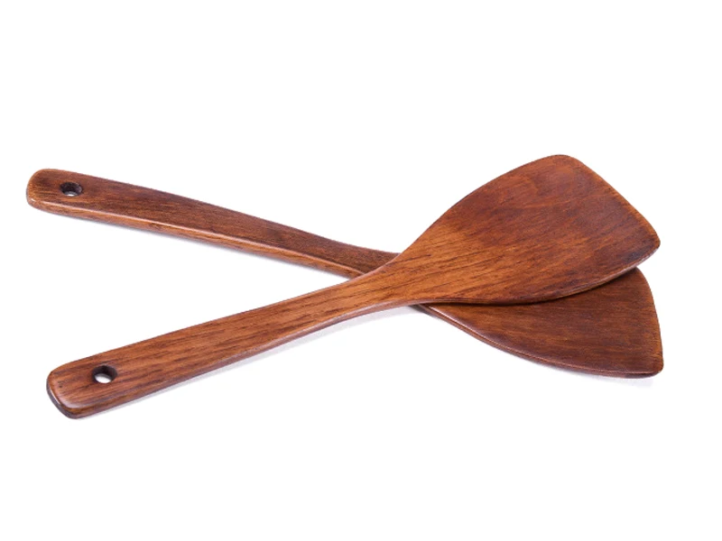 32cm Long Handled Kitchen Turner Wood Spatula Non-Stick Cookware Cooking Tools Durable Wooden Kitchen Utensils Accessories (7)