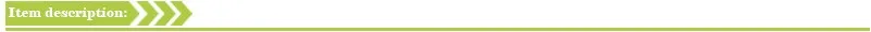 Item description