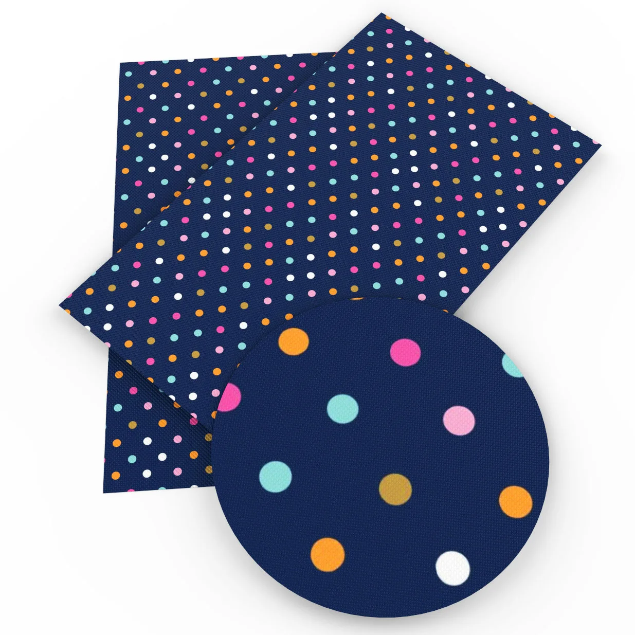 

David accessories 20*34cm dot faux artificial Synthetic leather fabric hair bow diy decoration crafts 1piece,1Yc3707