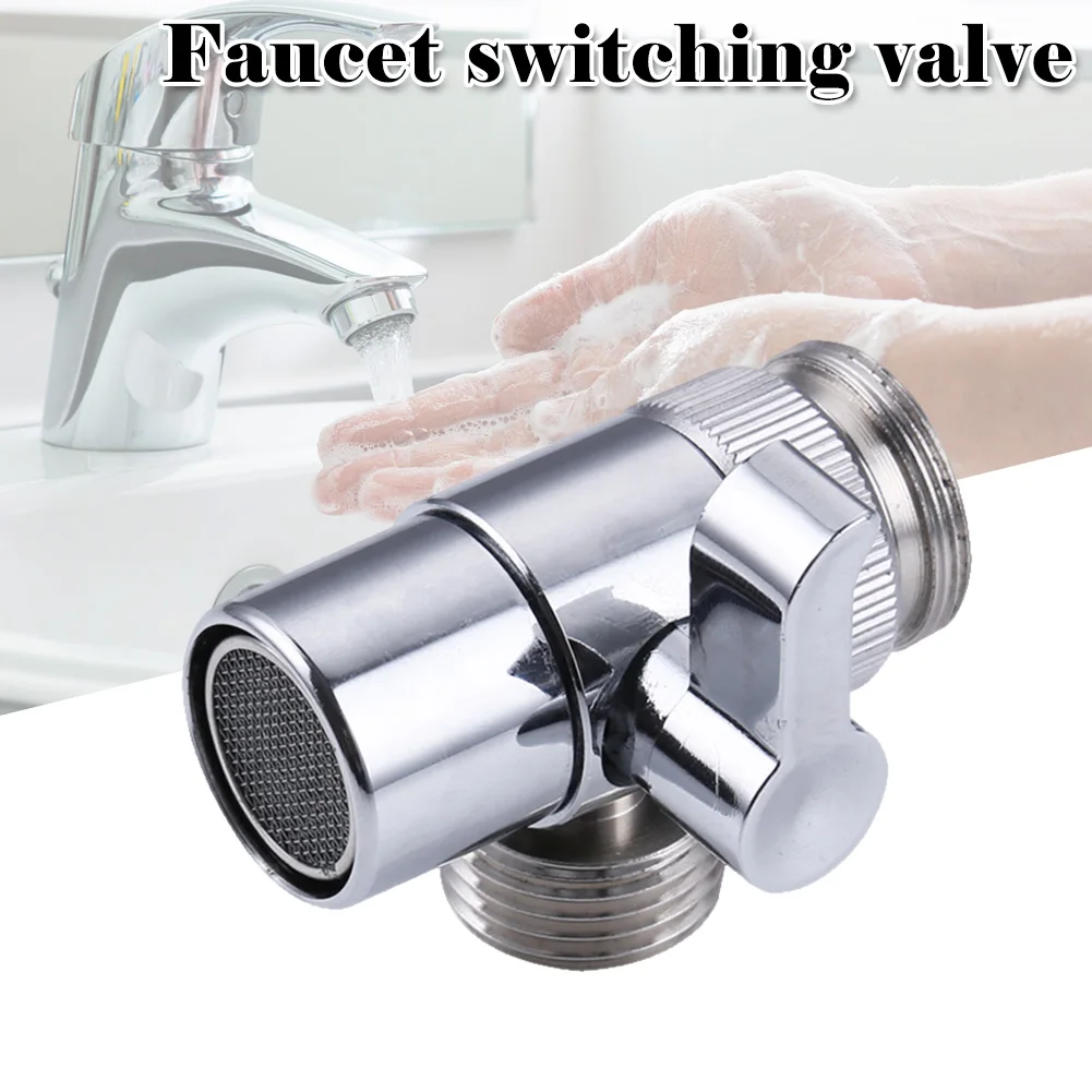 

Polished Chrome Brass Sink Valve Diverter Faucet Splitter for Kitchen M22xM24 TB Sale