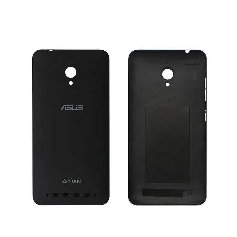 Задняя дверь чехол КРЫШКА ДЛЯ ASUS Zenfone GO ZC500TG Z00VD задняя крышка Батарея Корпус задняя крышка чехол для ASUS Zenfone GO ZC500TG Z00VD - Цвет: Black