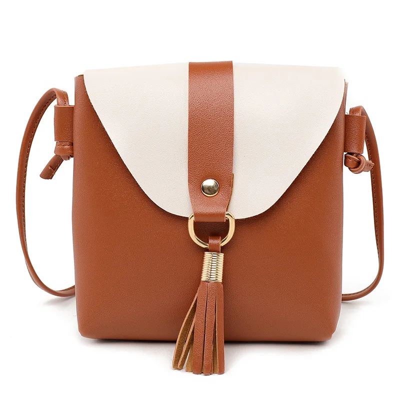 FSISLOVER جديد بو الجلود النساء دلو حقيبة كتف الأزياء المغطاة بألواح شرابة Crossbody حقيبة الإناث حقيبة ساعي صغيرة حقائب FSISLOVER جديد بو الجلود النساء دلو حقيبة كتف الأزياء المغطاة بألواح شرابة Crossbody حقيبة الإناث حقيبة ساعي صغيرة حقائب