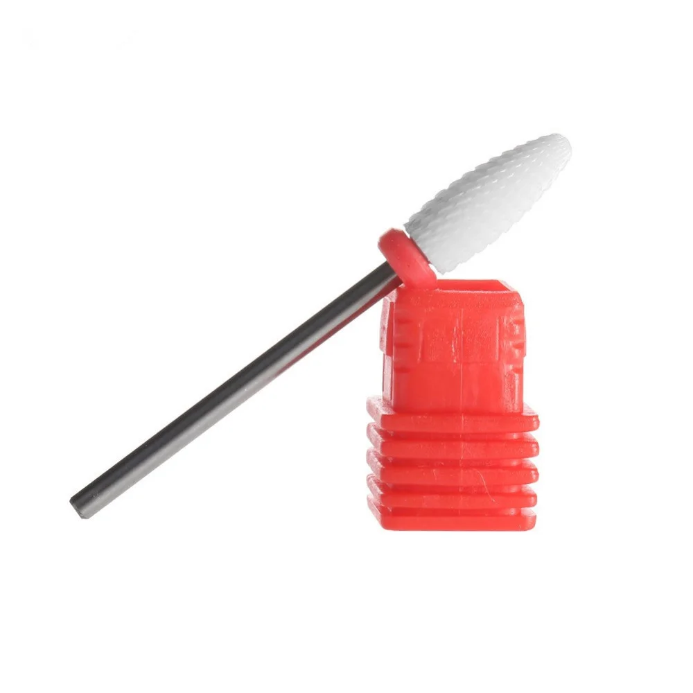 Горячий керамический сверло для ногтей роторный фреза маникюрный аппарат педикюр художественные инструменты электрические аксессуары для сверления ногтей Очиститель - Цвет: Красный