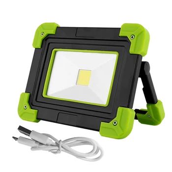 

Portable Led Flashlight Usb Cob Work Light Waterproof Rechargeable Floodlights Lamp For Camping Fishing Hiking