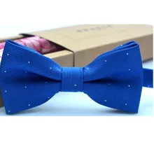 OnnPnnQ/Модная Детская однотонная нарядная галстук-бабочка в горошек для мальчиков и девочек; вечерние декоративные аксессуары для детей