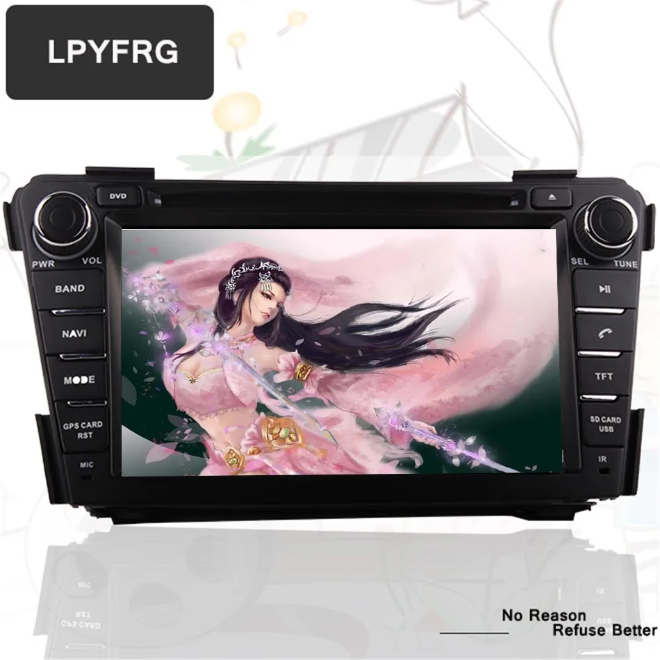 Восьмиядерный 1024*600 Android 9,0 автомобильный DVD gps навигационный плеер для hyundai I40 2011- радио рулевое колесо управление головное устройство