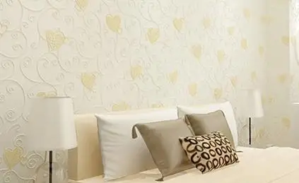 Korean Modern Simple Aesthetic Heart Wallpaper Girl Princess Pink Sweet Children Bedroom Non Woven Wallpaper Wallpaper Design Bedroom Pillowswallpaper For Childrens Bedroom Aliexpress