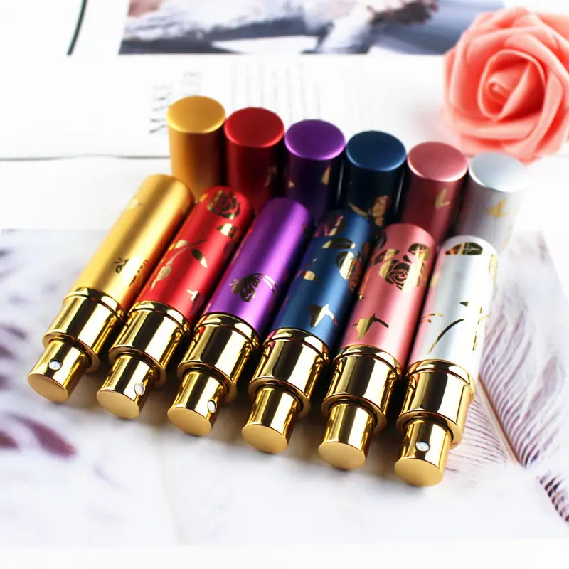 Jual 1 PC Kualitas Tinggi Mewah 10 Ml Logam Parfum Botol Aluminium Isi Ulang Alat Penyemprot Portabel Botol Semprot Kosong