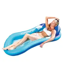 1Pc Outdoor Water Hammock Single People Increase Inflatable Beach Lounger Backrest Recliner Floating Sleeping Bed Chair Cushion