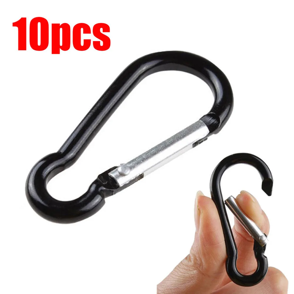 

Outdoor&Sport Climbing Climbing 1Pcs Aluminum Snap Hook Carabiner D-Ring Key Chain Clip Keychain Hiking Camp 5.0#