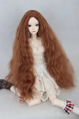

[Wamami] 97 # коричневый длинный волнистый парик для 1/4 MSD 1/3 SD DZ AOD DZ BJD Dollfie Doll