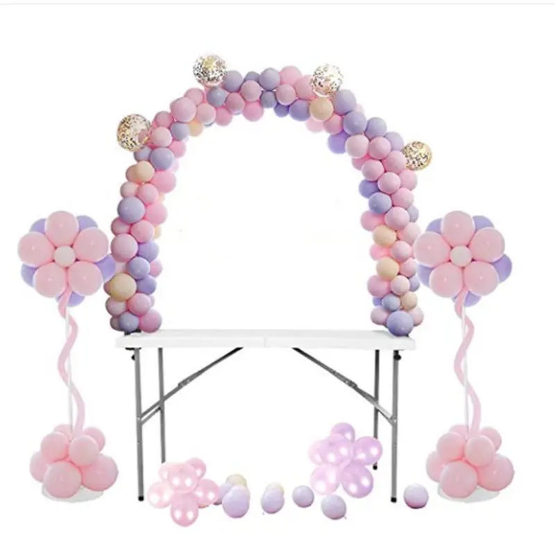  DIY Balloon Arch Kit Balloons Column Stand with Frame Base Pole Ballons Clips