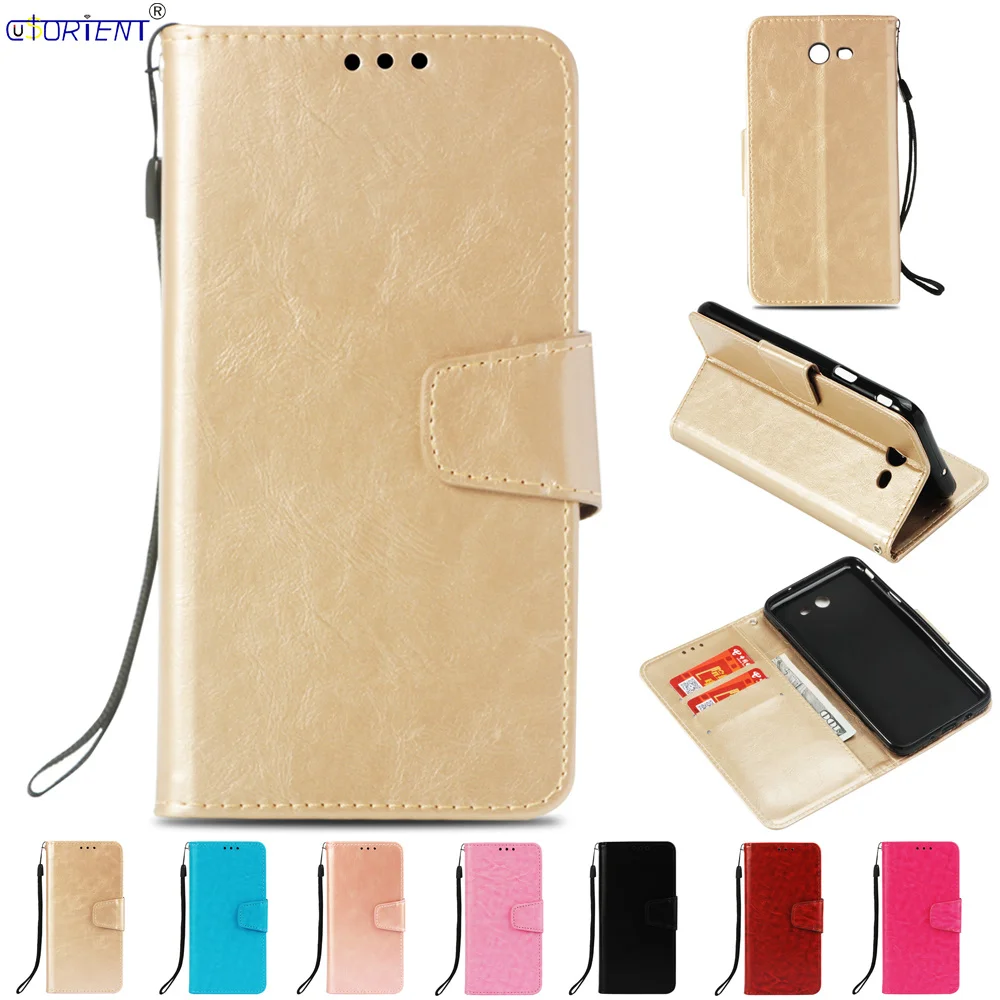 

For Samsung Galaxy Halo Wide 2 J7 Perx Flip Leather Case J7 Prime (US version) Stand Phone Wallet Bumper Cover SM J727 SM-J727T1