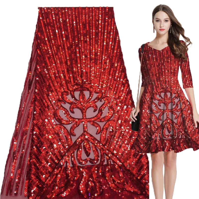 sequin net gown
