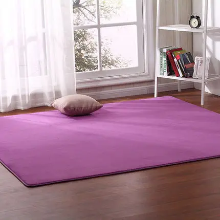 Толстый коралловый флисовый ковер журнальный столик для гостиной одеяло прикроватный коврик для спальни кровать передний коврик для улицы - Цвет: 1