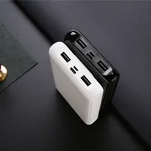Высокая емкость 20000mAh банк питания для iPhone samsung huawei Тип C Быстрая зарядка ЖК-дисплей USB внешний аккумулятор