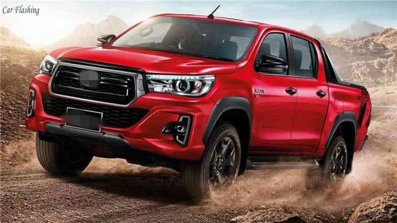 Автомобильный мигающий 1 комплект для Toyota Hilux Revo Rocco светодиодный DRL дневные ходовые огни дневной свет водонепроницаемый сигнальный противотуманный фонарь