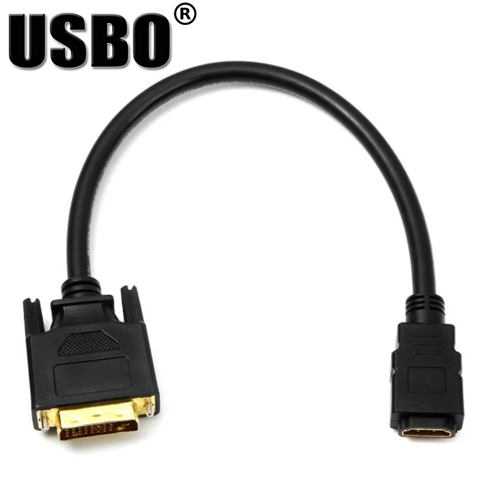 Высокое качество Черный 0 2 м позолоченный HDMI HD адаптер передачи линии