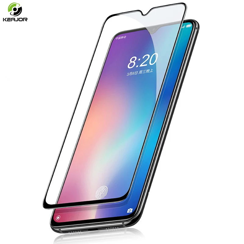 Keajor стекло для Xiaomi mi A3 CC9 закаленное полное покрытие Защитная пленка экрана Lite CC9e
