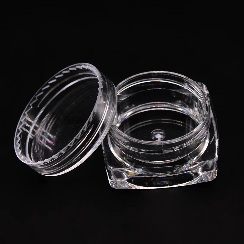 DONYAMY г 3 шт./лот 100 пластик прозрачный косметический контейнер крем jar одной стенки дисплей бутылка Косметическая упаковка образец jar