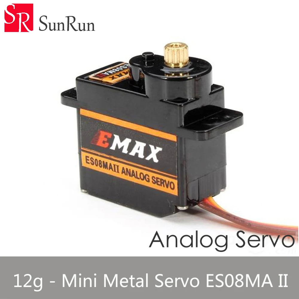 Аналоговый сервомотор EMAX 10 шт. 2 кг турка ES08MA II с металлической шестерней