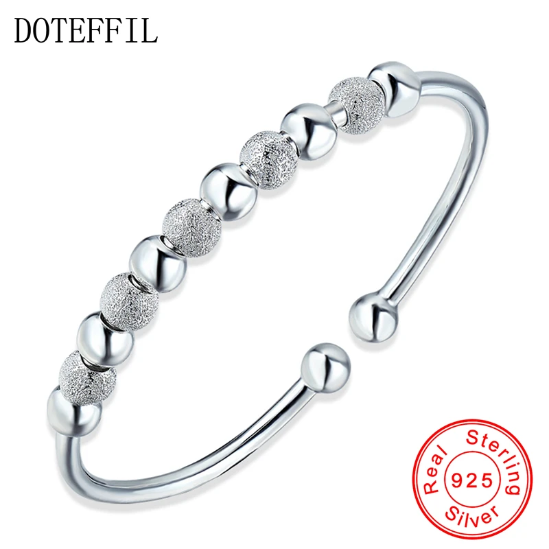 Женский браслет из серебра 990 пробы с бусинами|fashion bracelets bangles|woman bracelet banglebangle |