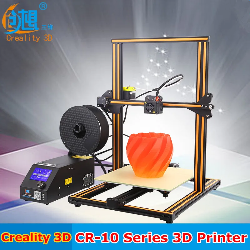 

Cheapest Creality 3D Official Upgrade Version CR-10/3S 4S 5S 3D Printer Kit Large Print Size Prusa I3 Printer 3D 200g Filament