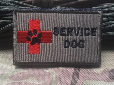 Служебная собака в тренировках не трогайте вышитый значок боевой дух Военная вышитая нашивка-аппликация тактическая шлейка жилет нашивки - Цвет: 7
