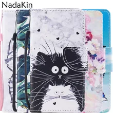 Раскрашенный флип-чехол для телефона чехол для Xiao mi Pocophone F1 красный mi Note 6 Pro mi 8 A2 Lite кожаный чехол-бумажник с ремешком