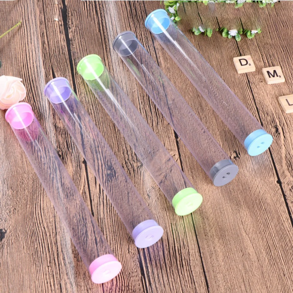 

Random Color Portable Travel Toothbrush Holder Eyebrow Pencil Case Hiking Camping Toothbrush Thermometer Case