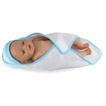 

Doll accessories white baby wrap swaddling cloth baby blanket fit 43 cm baby doll clothing accessories f634-f635