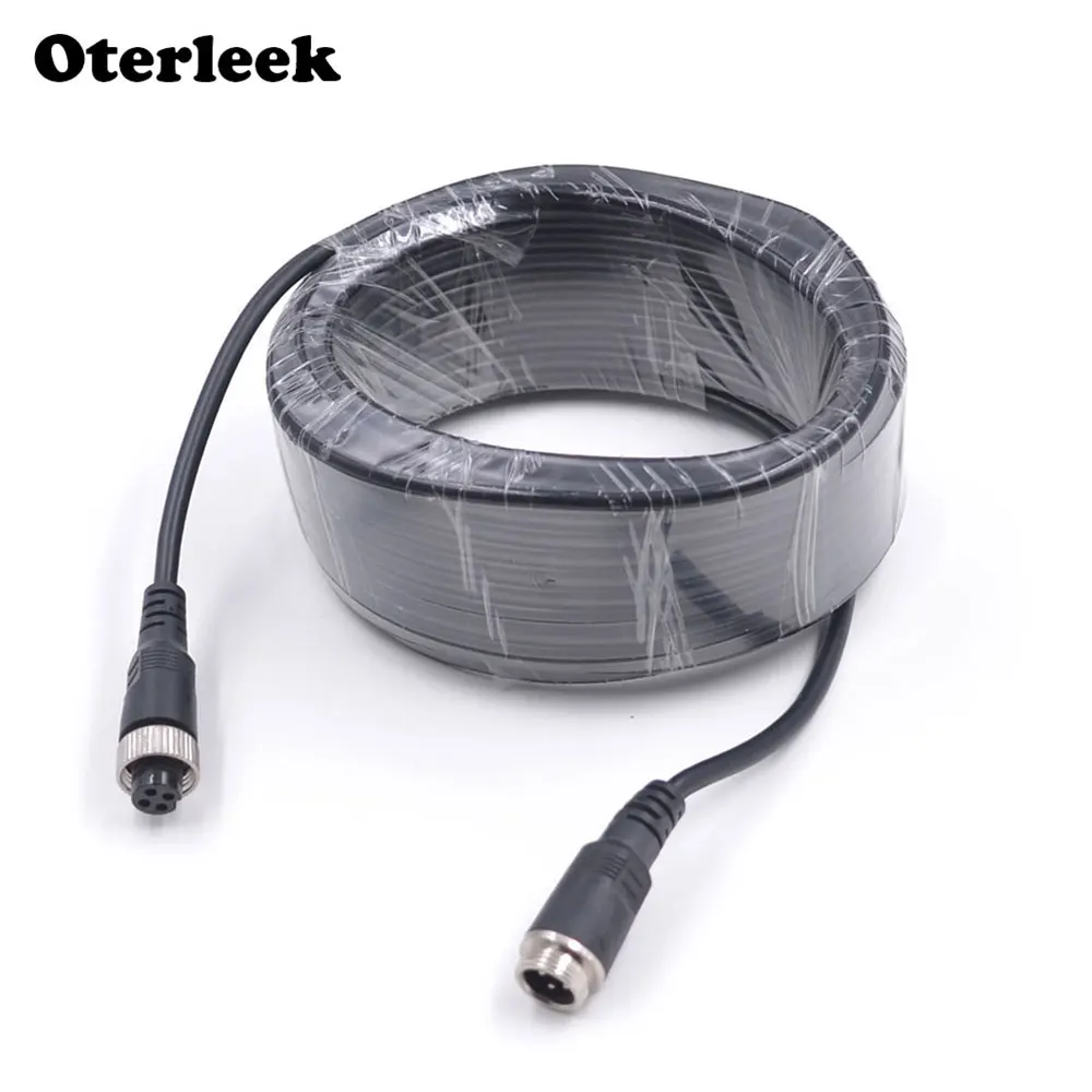 High Quality 6M Car Rear View Monitor Camera Video cable and 1.5m Power