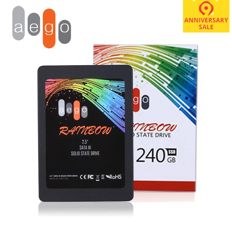 AEGO TLC SSD диск 120 GB 240 480 960 твердотельный накопитель SATA3 2 5 внутренний жесткий для