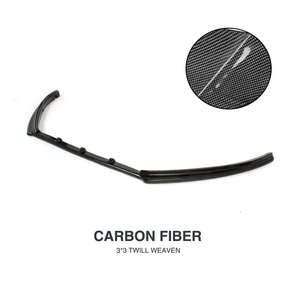 Углеродного волокна передний бампер для губ подбородок спойлер разветвители для Volkswagen VW Polo 6R Non-GTI 2011-2013