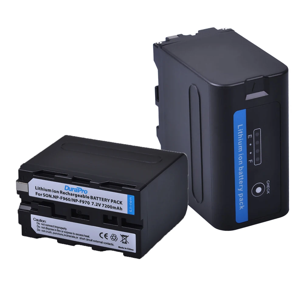 2x7200 мАч NP F960 Pro Аккумулятор со светодиодным индикатором питания для SONY F550 F570 F750 F770