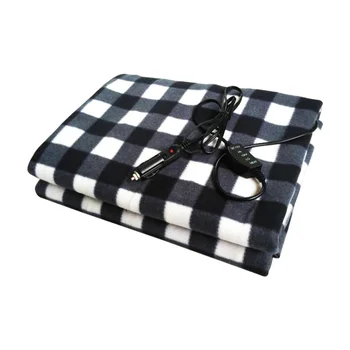 

2019 145*100cm Lattice Energy Saving Warm 12v Car Heating Blanket Autumn And Winter Electric Blanket Car Accessories