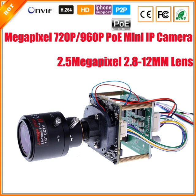 Mini HD 720P 960P 1.0/1.3 Megapixel POE IP Camera Power
