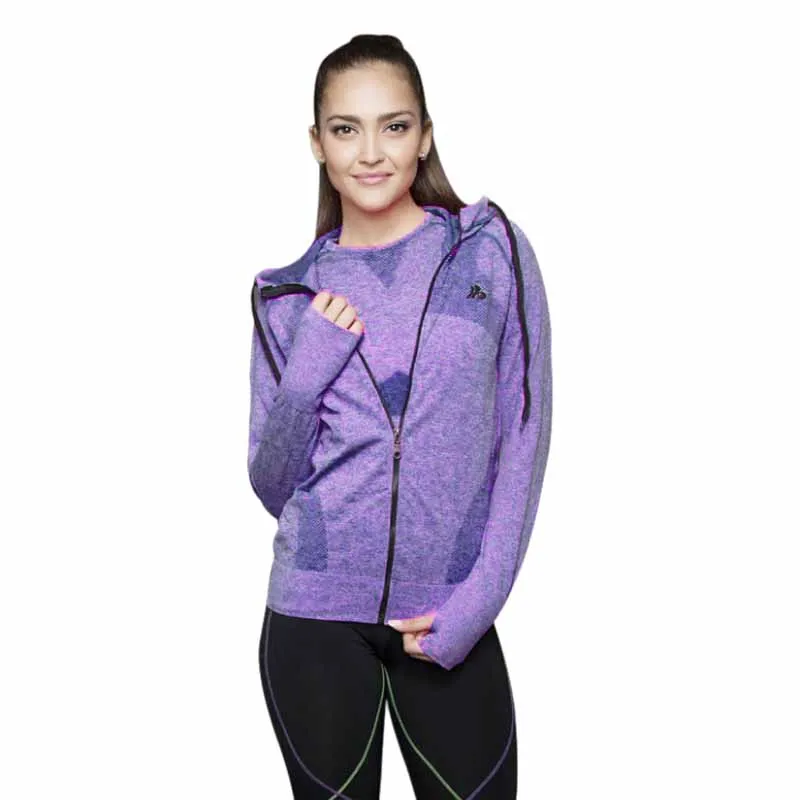 

Running Jacket Women Solid Hoodie Sport Clothing Long Sleeves Gym Workout Jogging Jacket 2019 Spring Fashion Female Sportwear