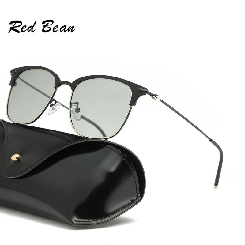 

width-147 Memory alloy Photochromic Polarized Men's brand Sunglasses Driving All-weather male Day Night Vision Sunglasses Mirror