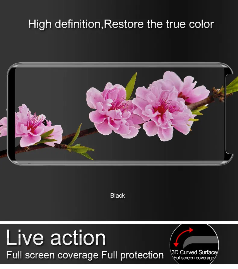 iMAK PRO 3D Full Protector Film For Samsung font b Galaxy b font font b S8