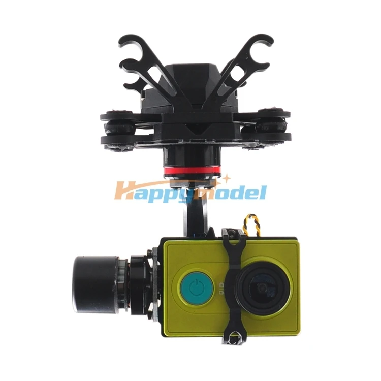 

HMG YI3D 3-Axis Brushless Gimbal Camera Mount for Xiaomi XiaoYi FPV Sports Camera suitable for SJ4000 / SJ5000 / Gopro 3 / 4
