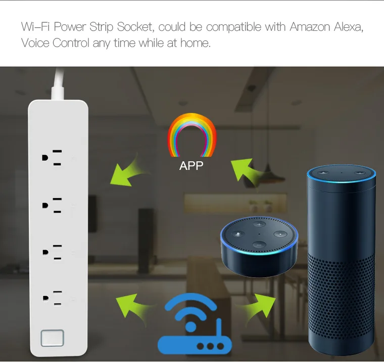 Интеллектуальная Розетка Wifi мобильный телефон переключатель синхронизации розетка дистанционное управление Умный дом Alexa voice