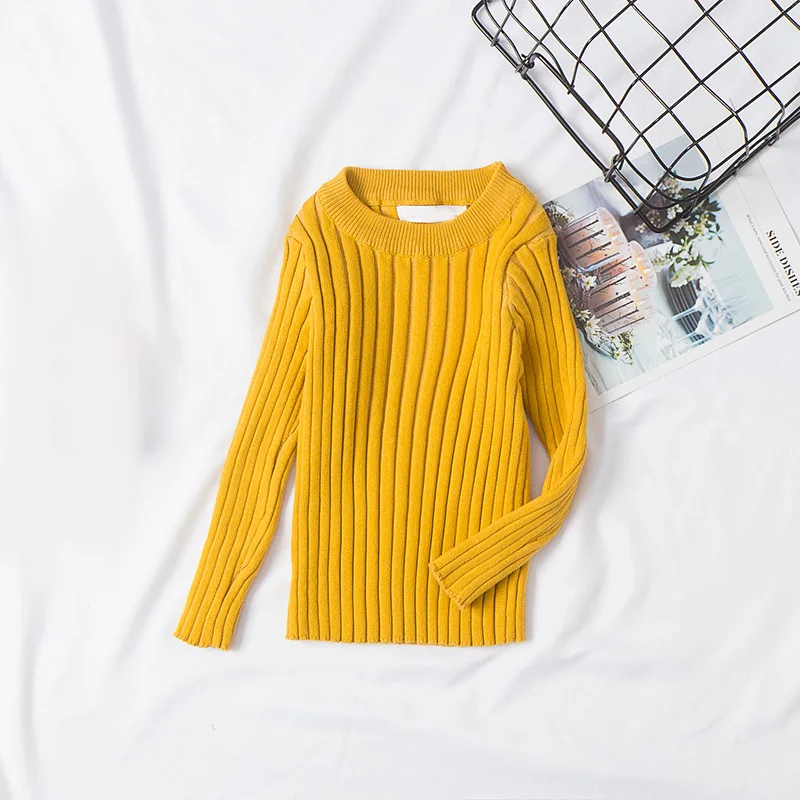 Baby Girl Clothes Winter Sweater Knitted Baby Children's Sweatershirts for Girls Boys Sweaters Elastic Pullover Infant Clothing