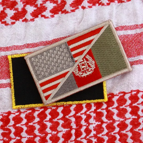 Военная нашивка "USA/AFGHANISTANMW2" Армейская Военная женская кожаная куртка Armlet/Badge/подплечник Back