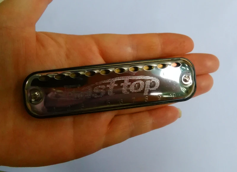 T10 1 easttop Губная гармошка gaita 10 отверстий C клавиша диатонический инструмент для