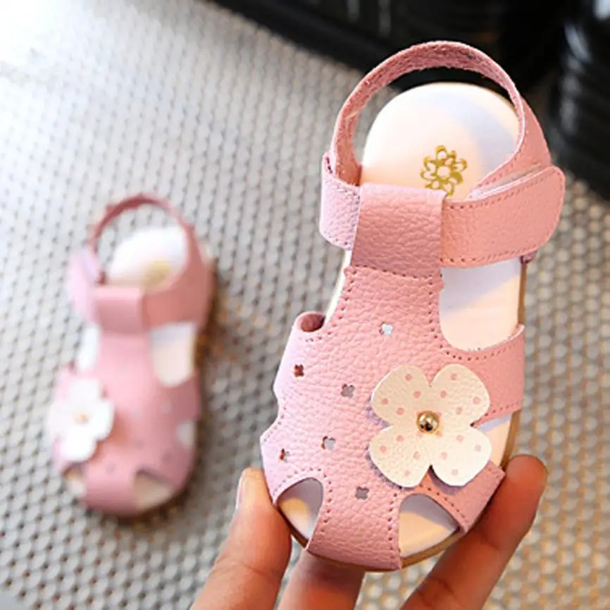 

TELOTUNY Baby Kids Fashion Sneaker Children Boys Girls Summer Flower Casual Sandals Shoes V11556