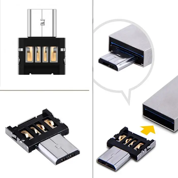 5 шт. OTG разъем адаптера USB к Micro USB для планшетных ПК Android мобильного телефона SD998