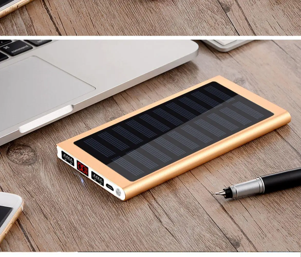 Solar 20000mah Power Bank Mobile Powerbank Charger Powerbank Portable External Battery USB Charge For xiaomi For Iphone Solar 20000mah Power Bank Mobile Powerbank Charger Powerbank Portable External Battery USB Charge For xiaomi For Iphone