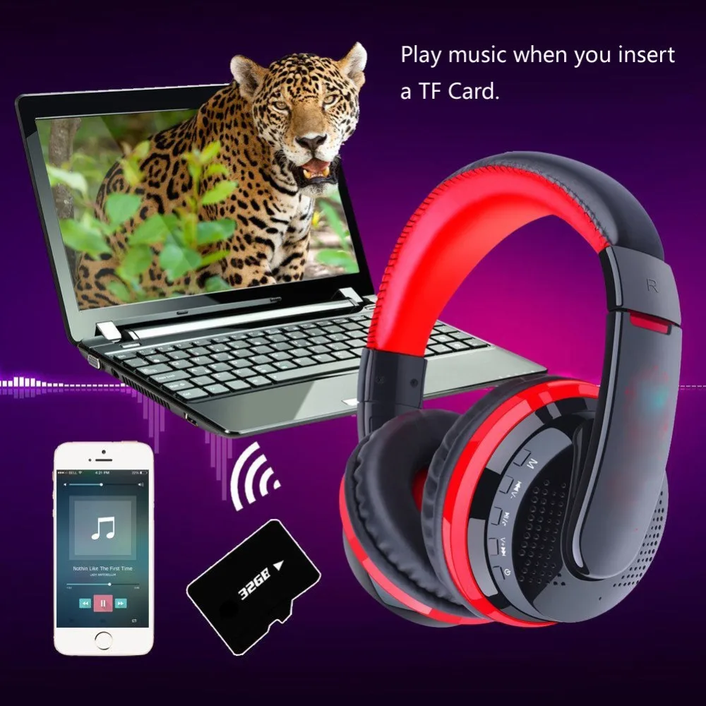 Bluetooth Headphones Wireless Earbud Microphone Earphone w Mic Noise Cancelling for Men Women for soundtracks audio books iPhone