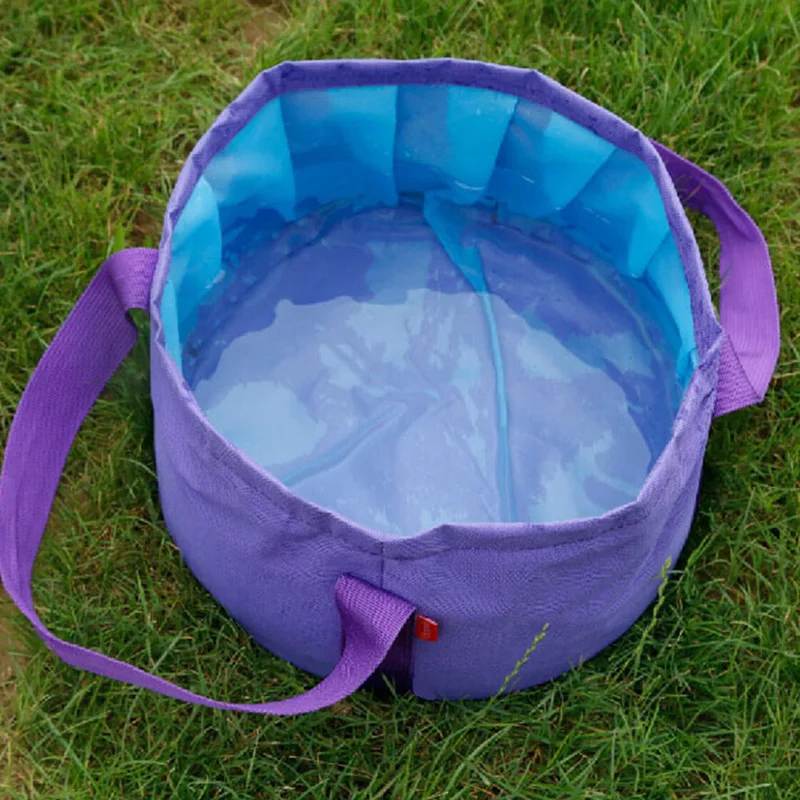 

Portable Outdoor Travel Foldable Folding Camping Washbasin Basin Bucket Bowl Sink Washing Bag Water bucket 15L